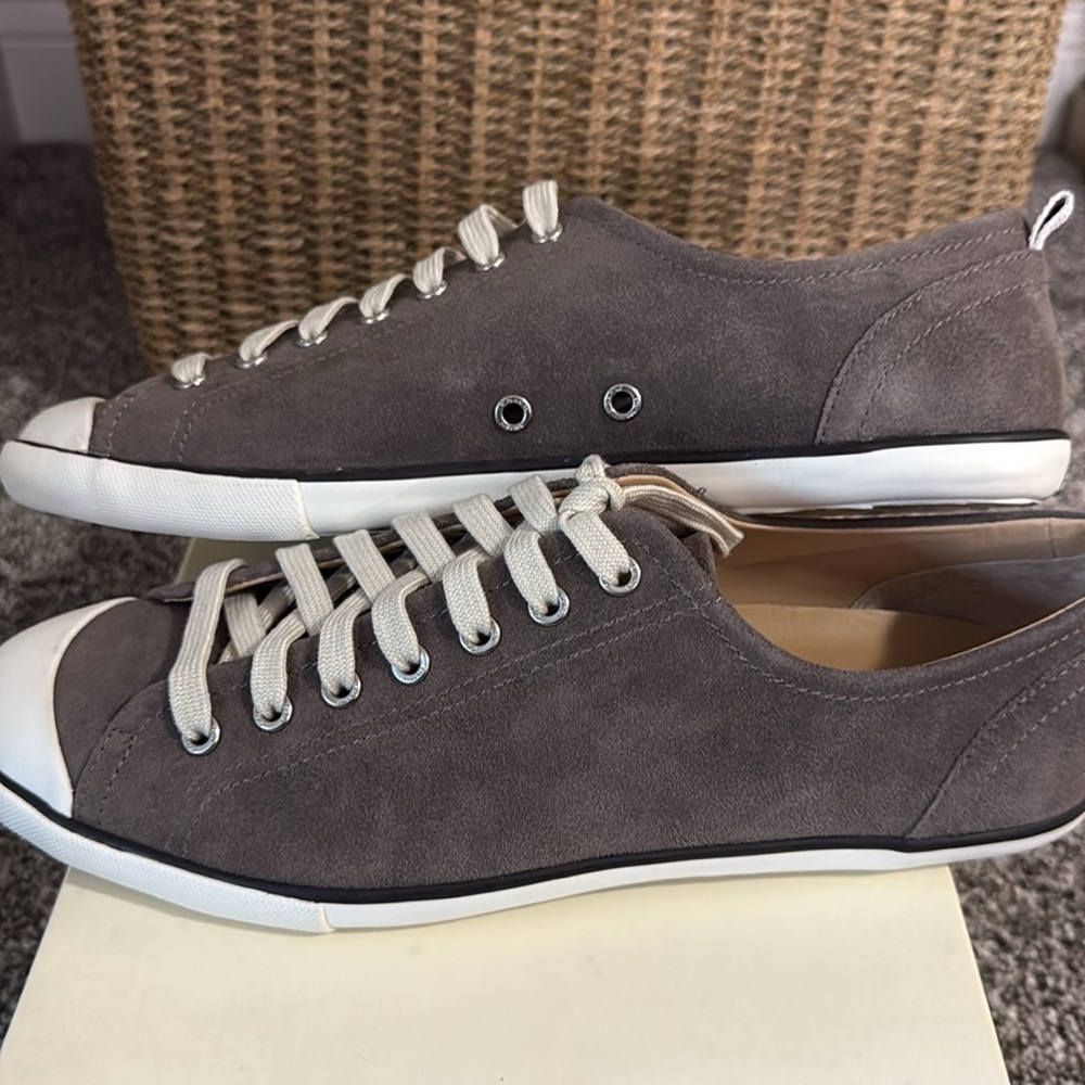 Coach Men's Alex Suede Sneakers - Picture 6 of 7